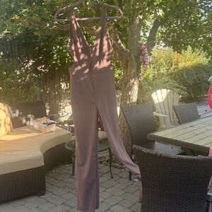 Elegant Mauve Jumpsuit